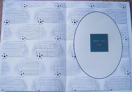 Goal Post Insert by Davina Rundle