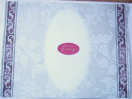 Christmas Tweets - Red Cardinal Gatefold Insert by Davina Rundle