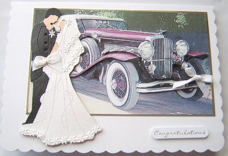 Vintage Car Decoupage by Davina Rundle