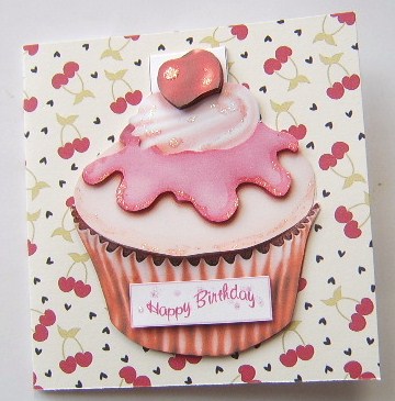 Cuppy Cake Flip-up Card 2 by Davina Rundle
