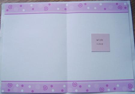 Swirls and Dots Blank A5 Portrait Insert in Pink by Davina Rundle