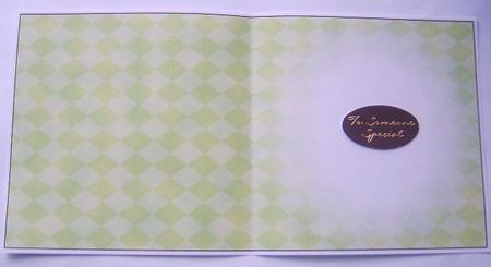Subtle Diamonds Square Portrait or Landscape Insert by Davina Rundle