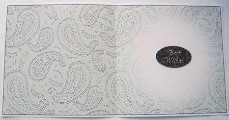 Paisley Square Portrait or Landscape Insert by Davina Rundle