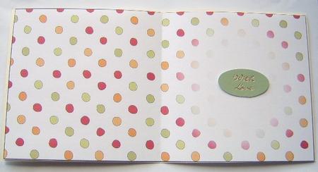 Men's Dotty Square Portrait or Landscape Insert by Davina Rundle
