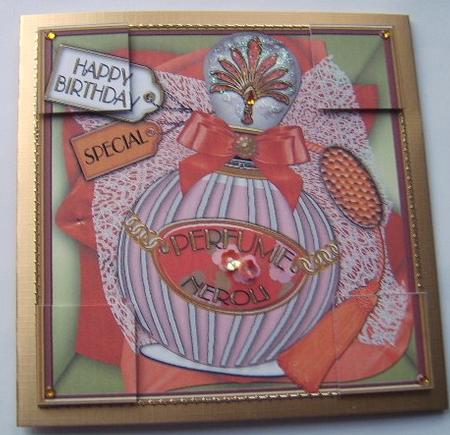 Neroli Birthday Perfume 8in Picture Topper Sheet by Davina Rundle
