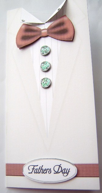 Dressed to Thrill!! Man's Quick Card with 3D Decoupage by Davina Rundle