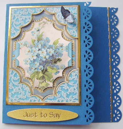 Forget Me Knots Ornate Diamond Easy Decoupage Step by Step by Davina Rundle