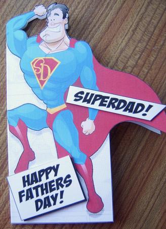 Superdad! Shaped. by Davina Rundle