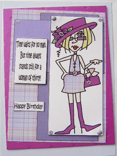 J.j Will Always Be Thirty Quick Card by Davina Rundle