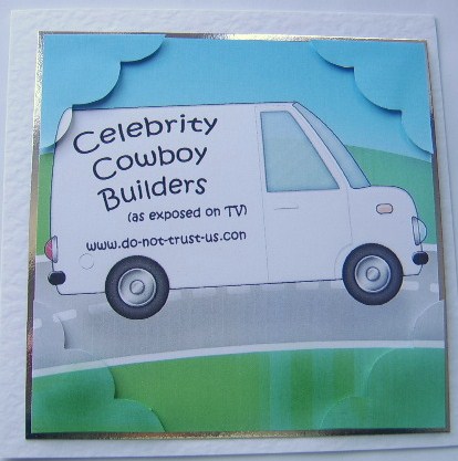 8 x 8 Cowboy Builders Scalloped Corner Topper by Davina Rundle