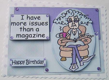 Stella Has Some Issues Quick Card by Davina Rundle