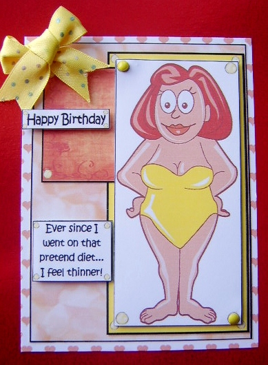 Susie Has Been on a Diet Quick Card by Davina Rundle