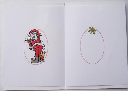 Gus Says Merry Kissmas Insert by Davina Rundle