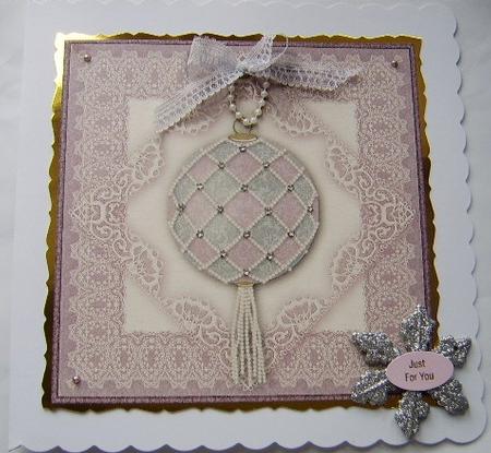 Pretty Pomander 8x8 Square Topper Sheet by Davina Rundle