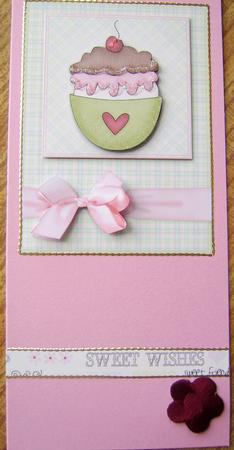 Sweet Ice Cream Treat - Decoupage Card by Davina Rundle