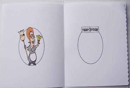 Busy Lizzie Gives Cleaning Advice Insert by Davina Rundle