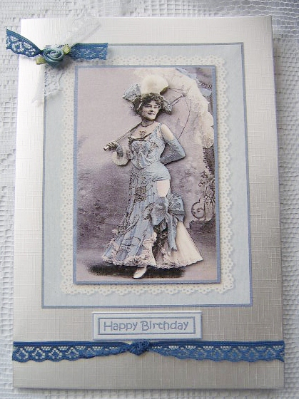Classy or Sassy Vintage Lady Decoupage by Davina Rundle