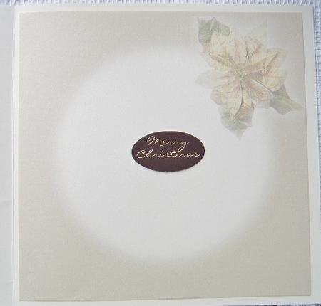 Golden Poinsettia 8x8 Insert to Go with Cup242059_56 by Davina Rundle