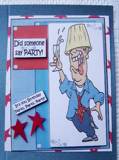 Henry is Looking for a Birthday Party Quick Card by Davina Rundle