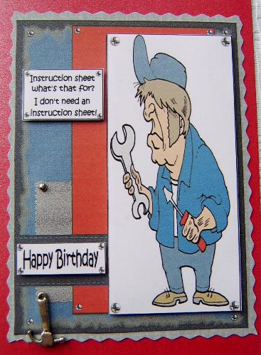 DIY Dad Who Need Instructions? Quick Card by Davina Rundle