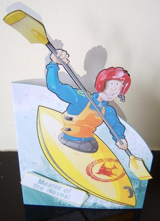 Canoe/kayak Dude Shaped. by Davina Rundle