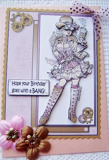 Miss Scarlett Says Have a Blast on Your Birthday by Davina Rundle