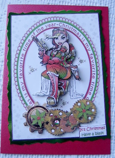 Steampunk Christmas Brianna Blaster by Davina Rundle