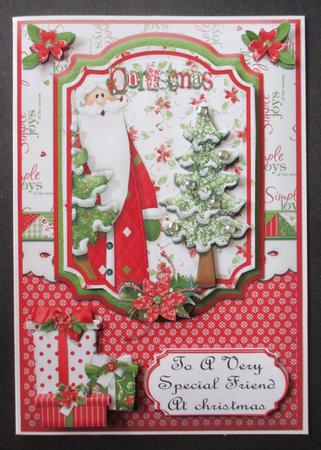 To a Very Special Friend at Christmas with Decoupage by Davina Rundle