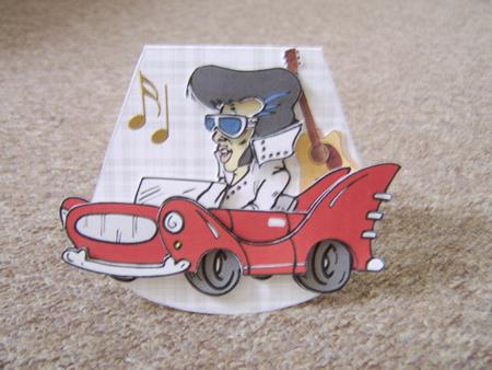 Elvis --wobble Card by Davina Rundle