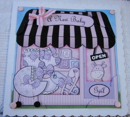 8 x 8 the Little Baby Girl Shop Topper by Davina Rundle