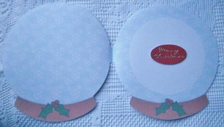 Insert for Christmas Snowglobe by Davina Rundle