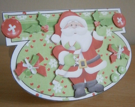 Santa Wobble Rocker by Davina Rundle