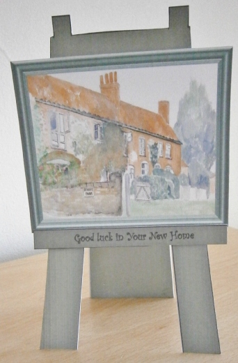 New Home 2 Easel by Davina Rundle