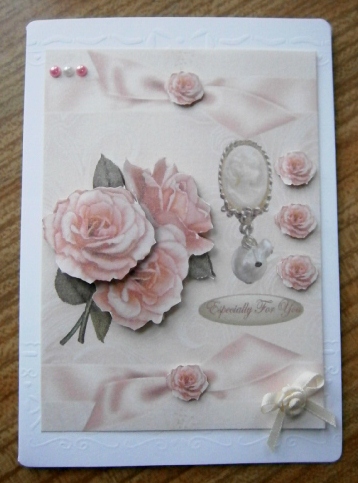 Satin Bows and Roses Especially for You - with Love -  by Davina Rundle