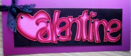 Large Dl Valentine Felties Quick Card N 3D Decoupage by Davina Rundle