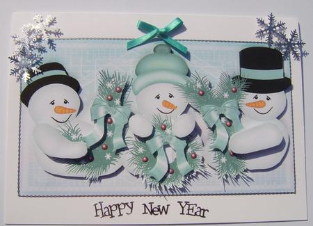 Christmas Joy Decoupage in Green by Davina Rundle