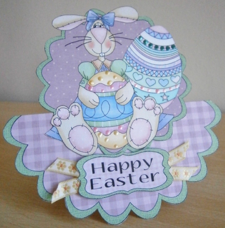 Cute Easter Rocker Card by Davina Rundle