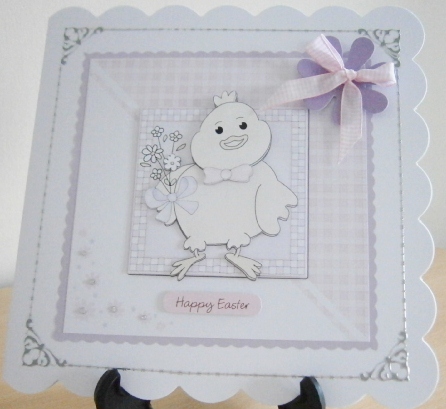 Little Chick Quick Card with Decoupage by Davina Rundle