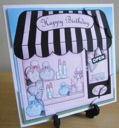 8 x 8 the Little Pamper Yourself Shop Topper by Davina Rundle