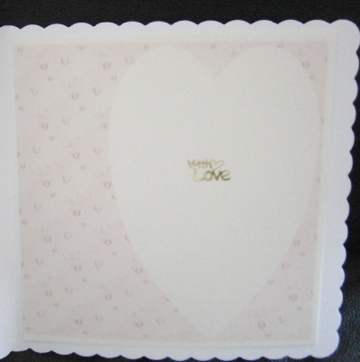 Soft Pink Love Heart Insert by Davina Rundle