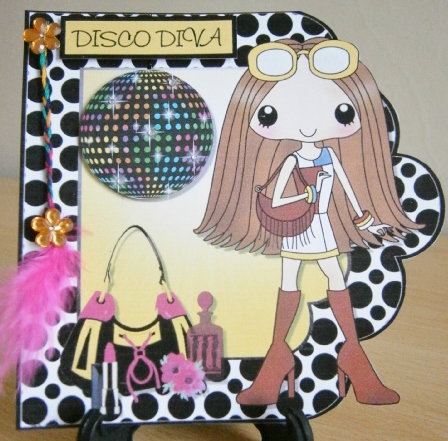 Disco Inferno Double Scallop Topper by Davina Rundle