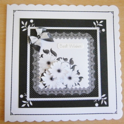 8x8 Simply Black and White by Davina Rundle
