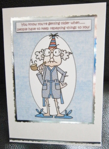 Gus Needs to Be Told Twice Inside Out Topper by Davina Rundle