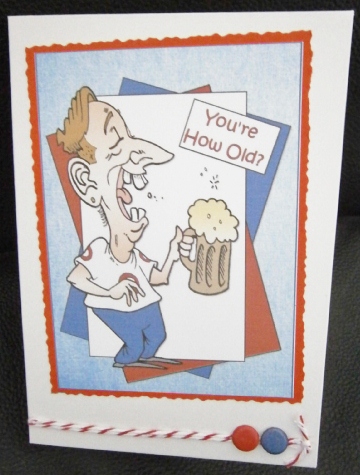 You're How Old Inside Out Topper Sheet Male by Davina Rundle