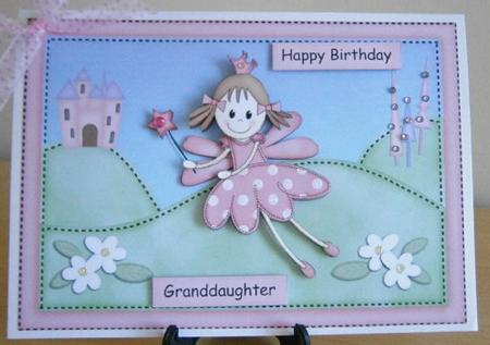 A5 Fairy Twinkletoes Quick Card N 3D Decoupage by Davina Rundle