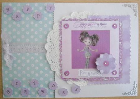 Princess Diva Happy Birthday Topper by Davina Rundle