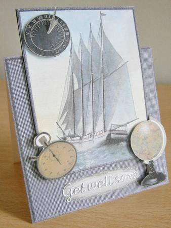Vintage Sail Away -  by Davina Rundle