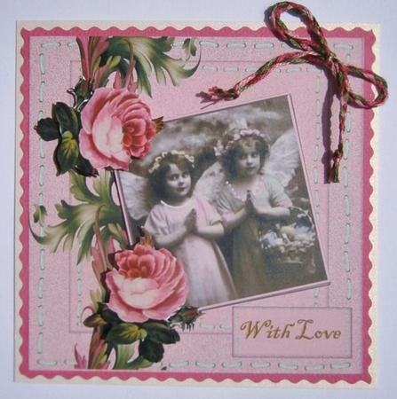 Vintage Girls with Roses by Davina Rundle