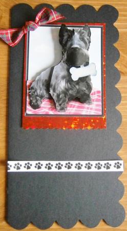 Scottish Terrier 3D Decoupage by Davina Rundle
