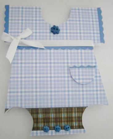 Blue Plaid Background by Davina Rundle